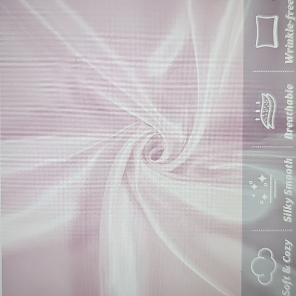 NWT Silk Satin Pink Pillow Cases Standard Size Set of 2 20x30 - Picture 3 of 9